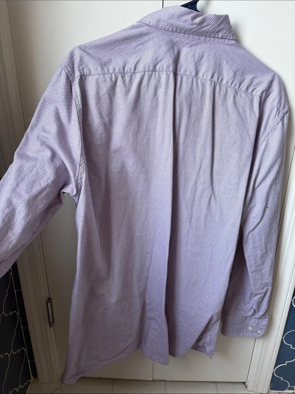 Banana Republic Lavender Micro-Stripe Dress Shirt - Like New!